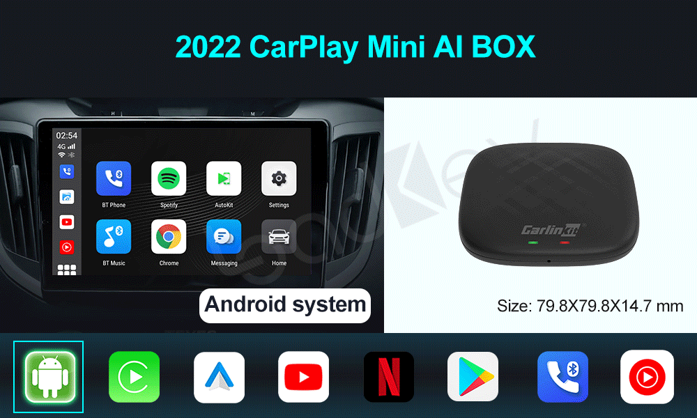 Carlinkit CarPlay Mini Ai Box Android 11